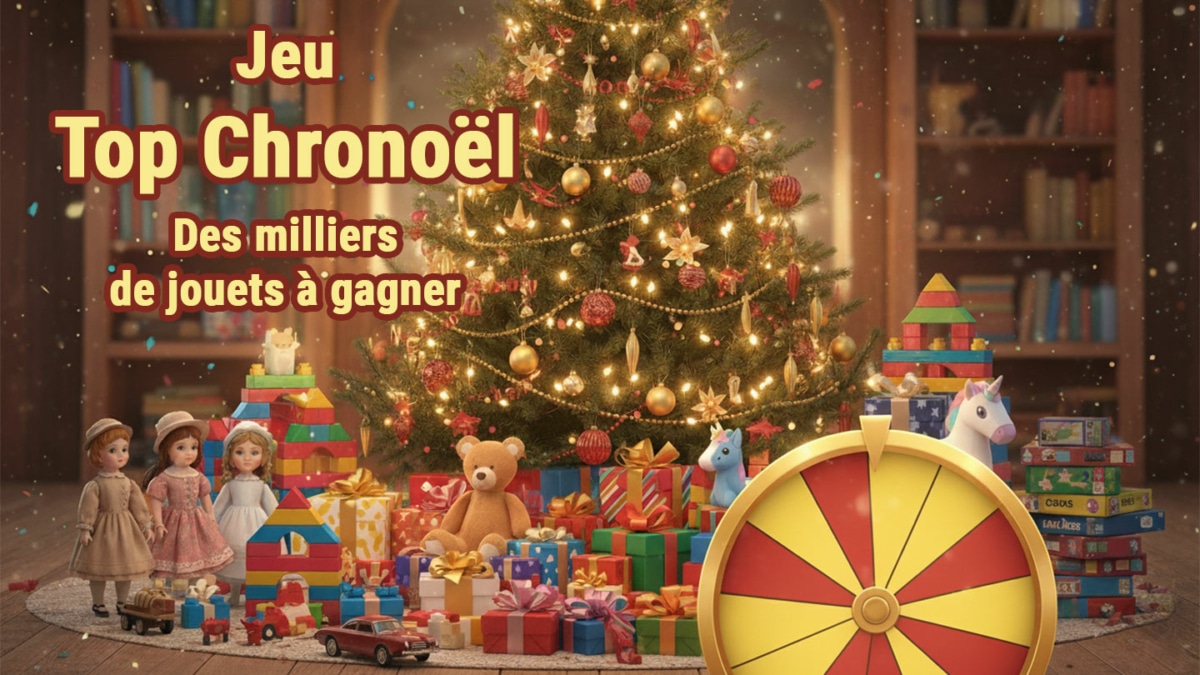 Jeu TopChronoël : 23 listes de jouets et des milliers de cadeaux à gagner