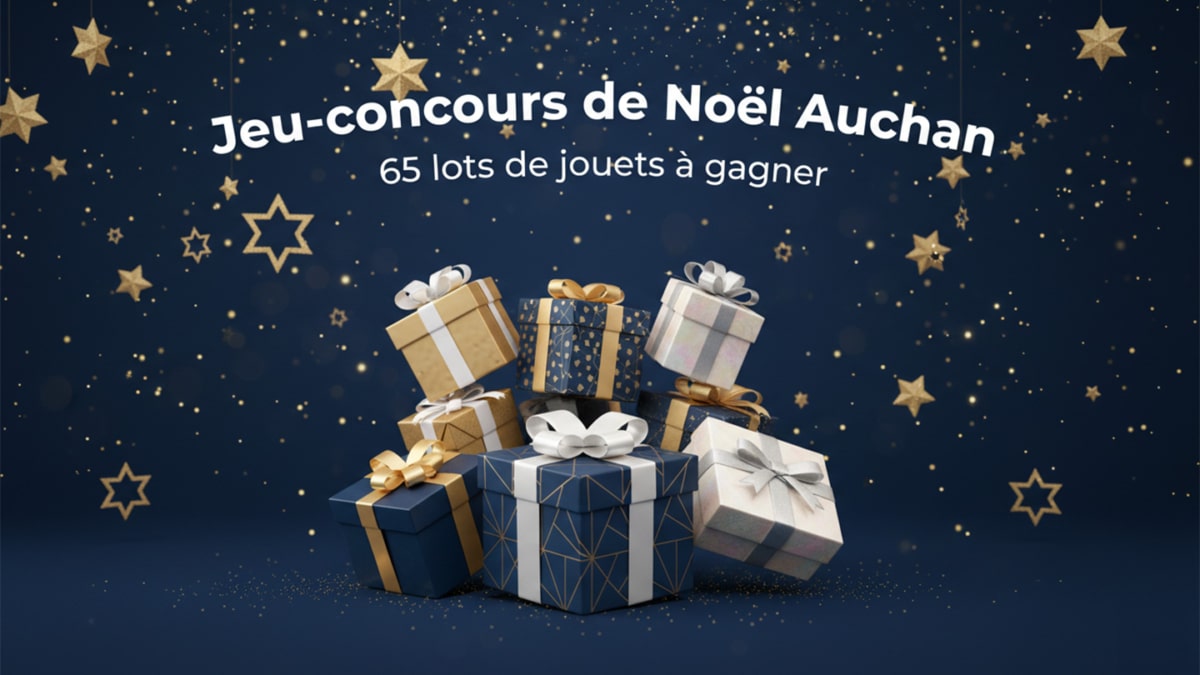 Jeu Auchan catalogue jouet 2025 : 65 lots de jouets à gagner