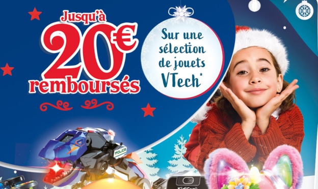 ODR VTech Noël : Jusqu’à 20€ remboursés par jouet