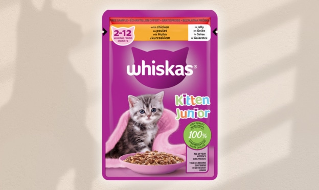 Échantillons gratuits de nourriture pour chatons Whiskas