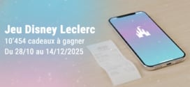 Jeu Disney Leclerc à code : 10’454 cadeaux à gagner avec Mon E.Leclerc
