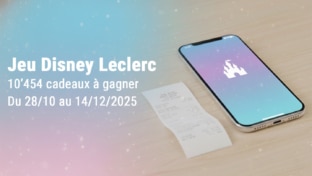 Jeu Disney Leclerc à code : 10’454 cadeaux à gagner avec Mon E.Leclerc