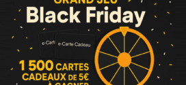 Jeu Black Friday Fnac : 1 500 cartes cadeaux de 5€ à gagner