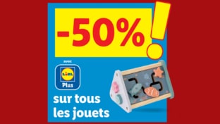 Lidl Plus : -50% sur tous les jouets pendant une journée