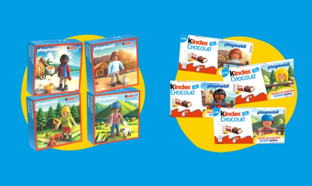 Jeu Kinder Chocolat (après achat) : 20&rsquo;000 boîtes Playmobil à gagner