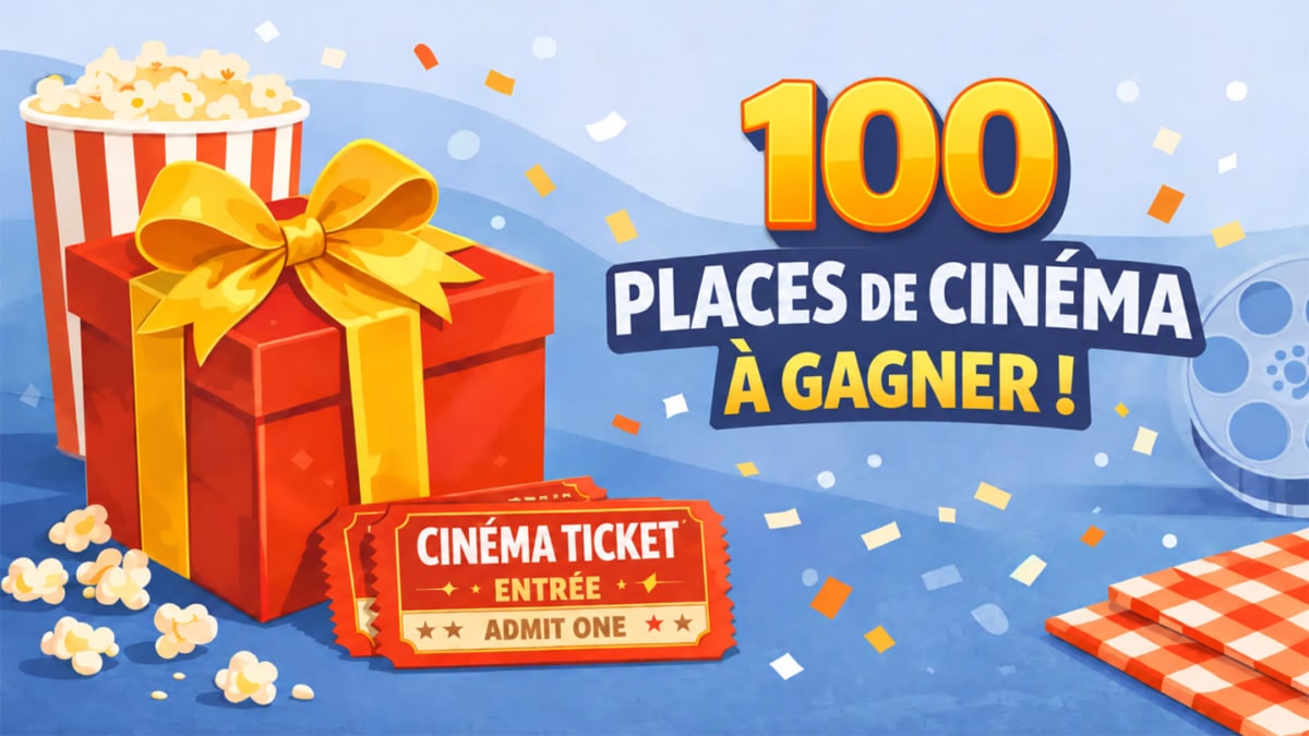 Jeu We Love Cinema : 100 places de ciné à gagner