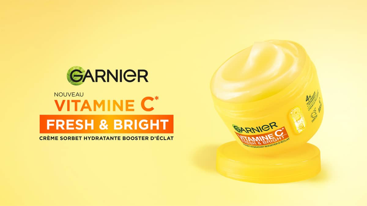 Test Garnier : 3&rsquo;000 crèmes sorbet Vitamine C Fresh & Bright gratuites