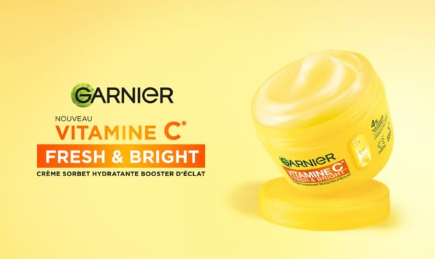 Test Garnier : 3&rsquo;000 crèmes sorbet Vitamine C Fresh & Bright gratuites