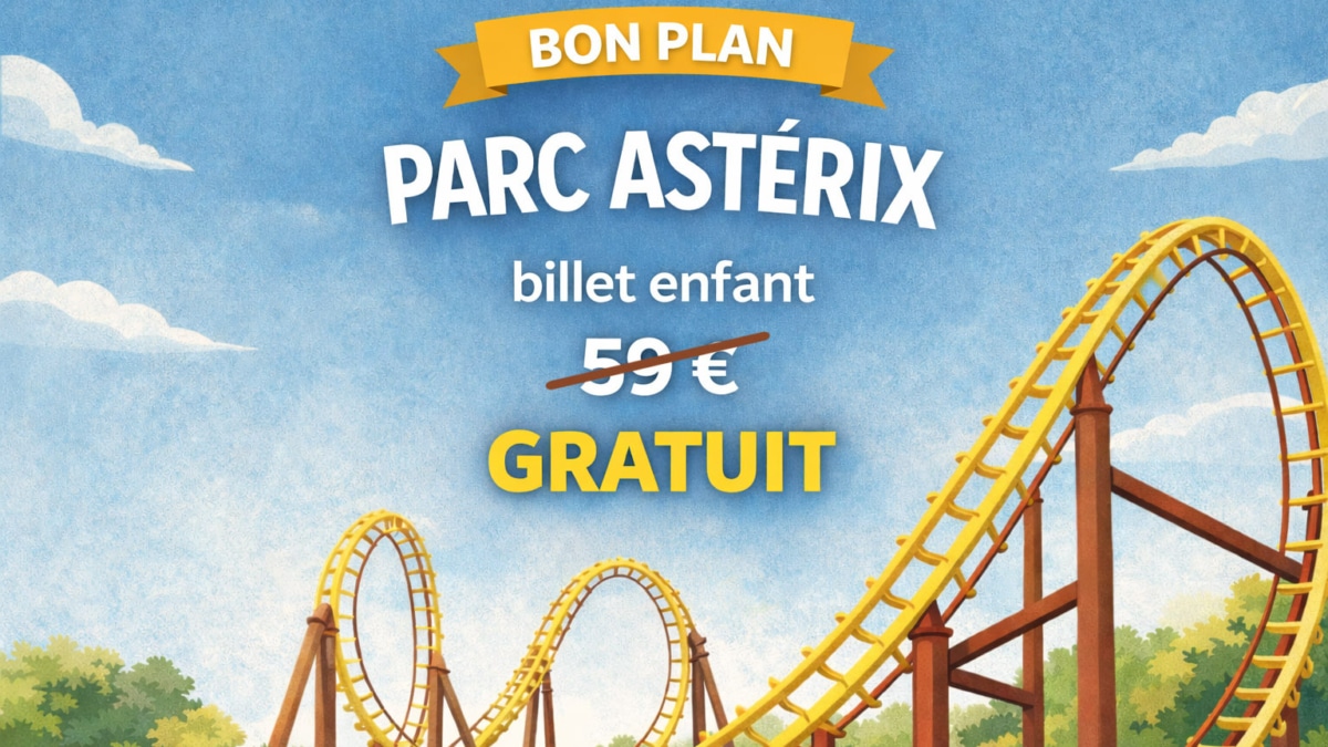 Bon plan : Les billets enfant à 59 € sont offerts au Parc Astérix