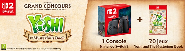 remporter la console Nintendo Switch 2 et le jeu Yoshi