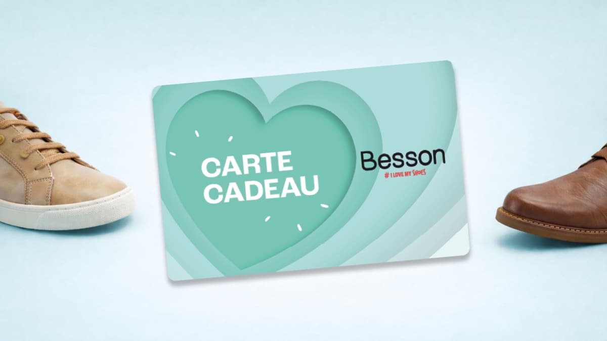 Jeu Besson Chaussures : 5 cartes cadeaux de 50€ à gagner