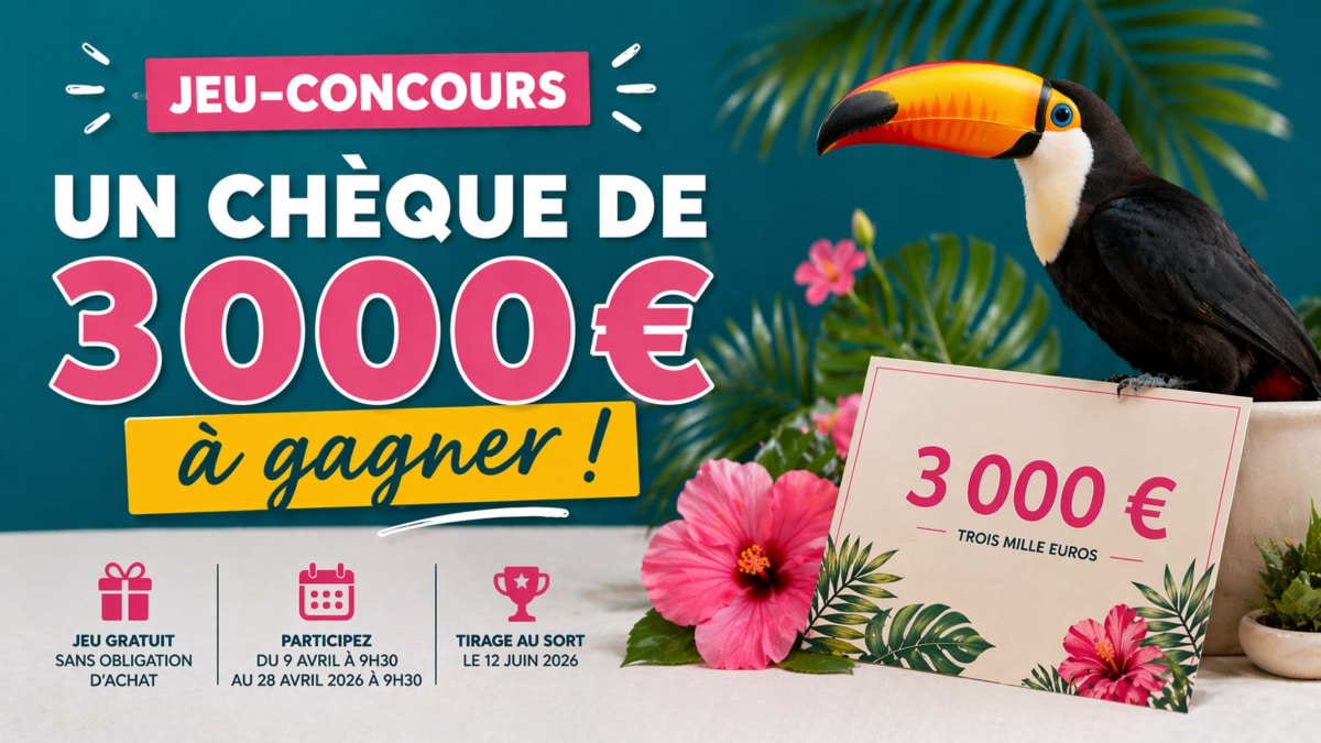 Jeu Françoise Saget : Un chèque de 3&rsquo;000€ à gagner