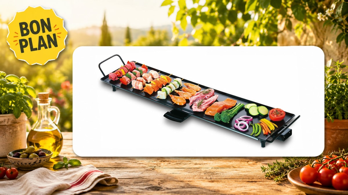 Leclerc : Plancha XXL Elsay de 87 cm à petit prix (20€ seulement)