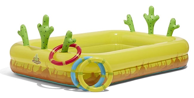 Piscinette gonflable enfant jeu cactus