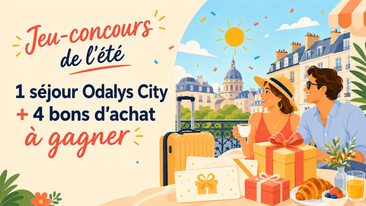 Jeu Rivadouce : Séjour Odalys City et bons d’achat à gagner