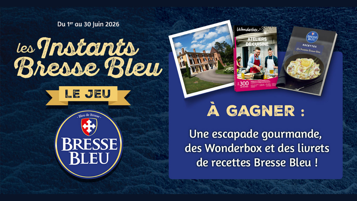 Jeu Bresse Bleu : 36 cadeaux gourmands à gagner