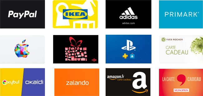 Exemples de récompenses sur Opinagora