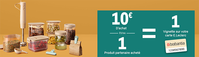 Fonctionnement de l'opération de vignettage Brabantia 2026