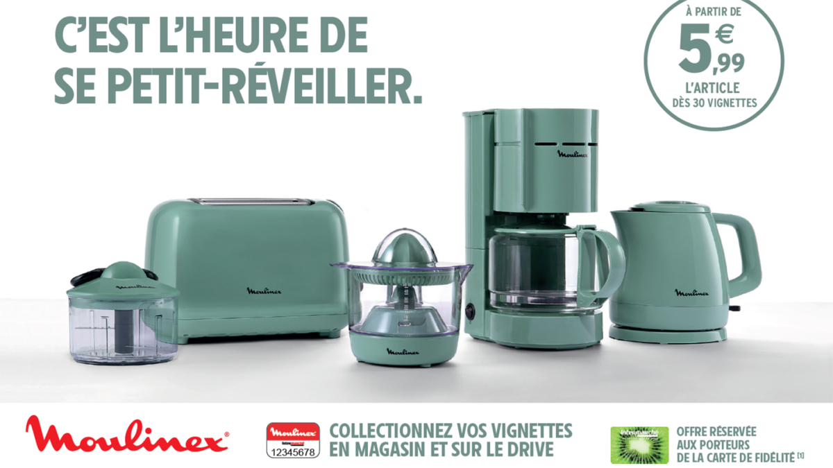 Vignette Intermarché Moulinex 2026 : 9 produits dès 5,99€