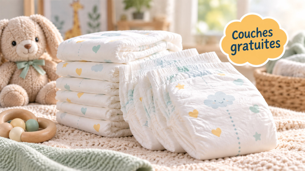 Des couches bébé 100 % gratuites ? Voici les échantillons à demander