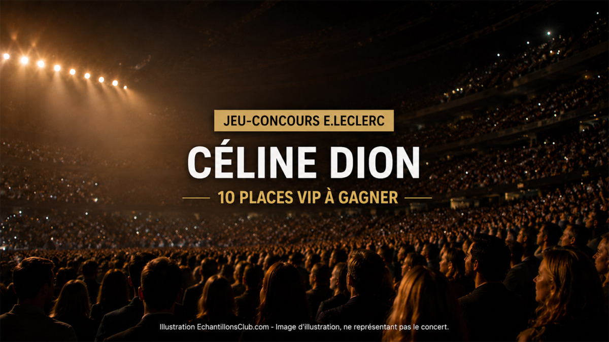Concert Céline Dion : 10 places VIP à gagner au jeu Leclerc