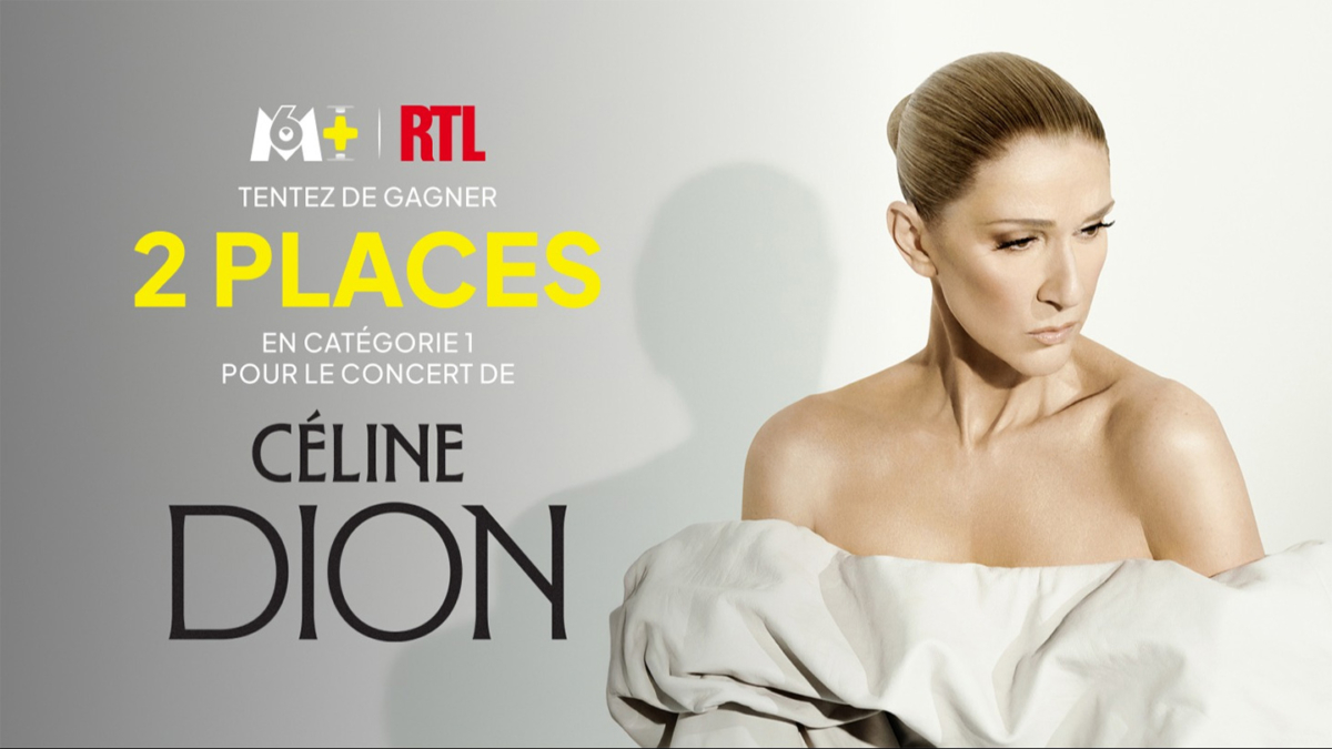 Jeu M6+ : 2 places pour le concert de Céline Dion à gagner