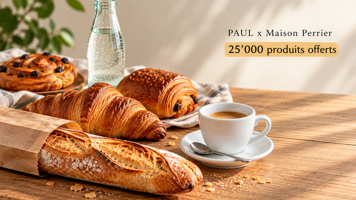 Jeu PAUL x Maison Perrier : 25&rsquo;000 produits offerts, sans minimum d&rsquo;achat