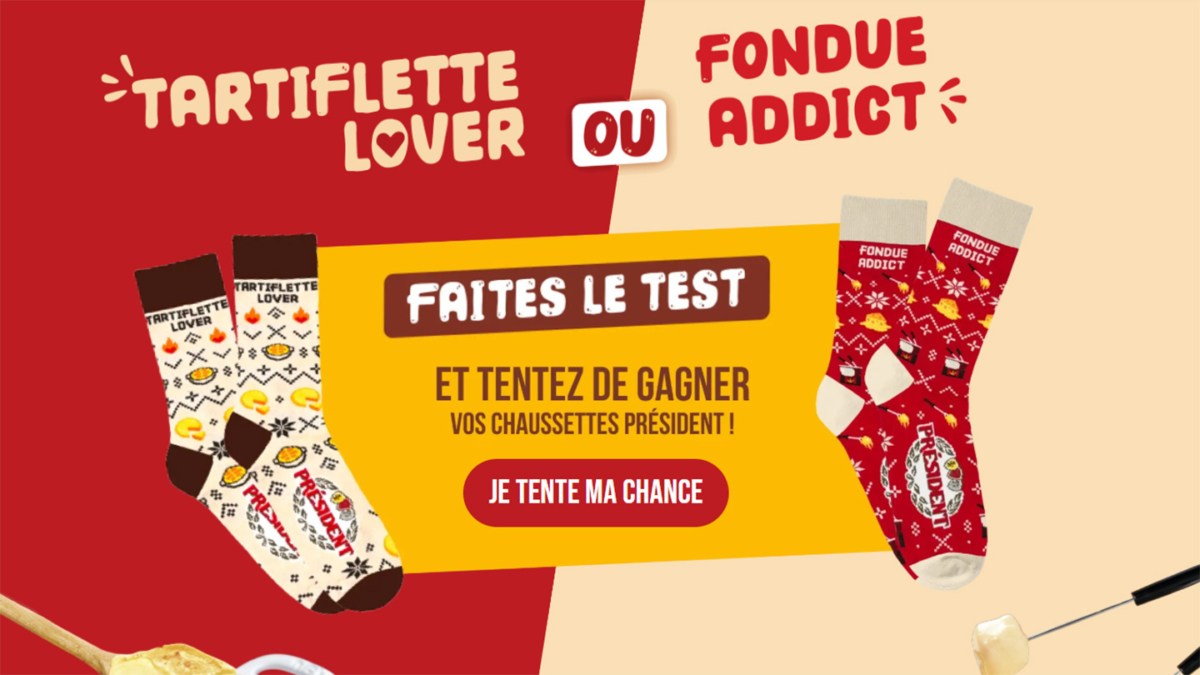 Jeu Président Réchauffez vos soirées : 1&rsquo;000 paires de chaussettes à gagner