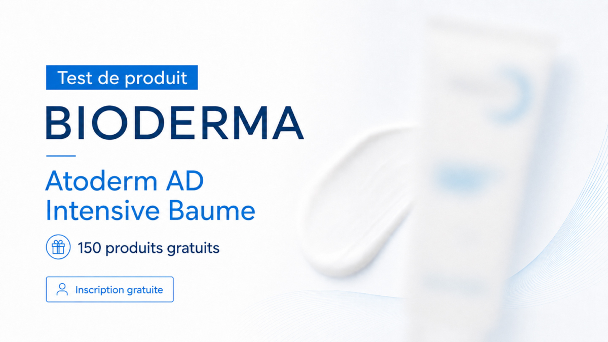 Test Bioderma : 150 baumes Atoderm AD Intensive gratuits