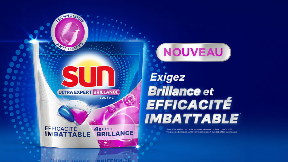 Test SUN Ultra Expert : 5&rsquo;000 packs de capsules lave-vaisselle gratuits