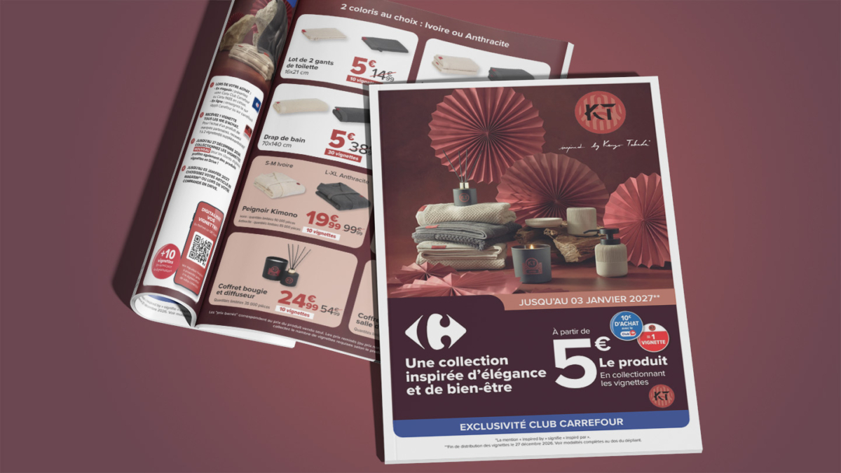 Vignette Carrefour KT 2026 : Linge de bain et coffrets dès 5€