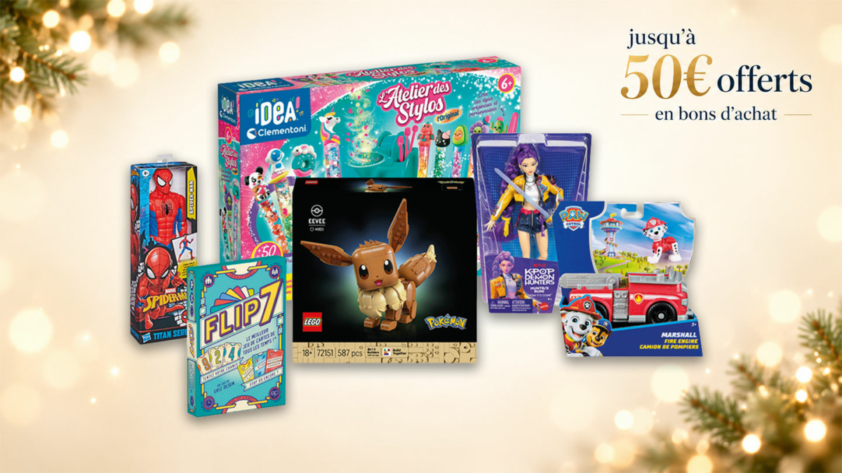Intermarché : jusqu&rsquo;à 50 € offerts en bons d&rsquo;achat sur les jouets pour Noël