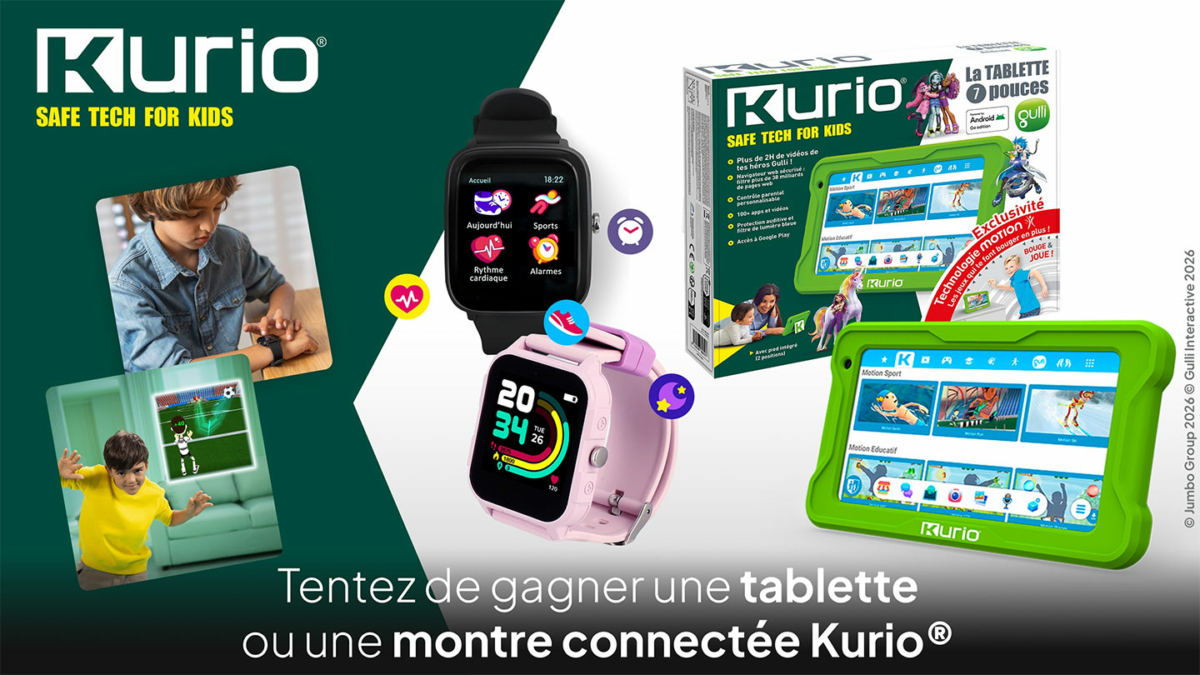 Jeu M6+ Kurio : 5 tablettes et 5 montres connectées à gagner