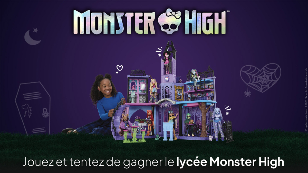 Jeu M6+ : Un lycée Monster High de 249,99€ à gagner