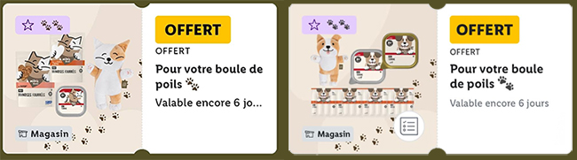 Coupon Max & Mila pour un produit gratuit pour animaux chez Lidl