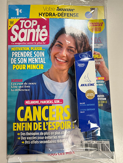 Un baume Akileïne pour les pieds à 1 € de plus avec Top Santé